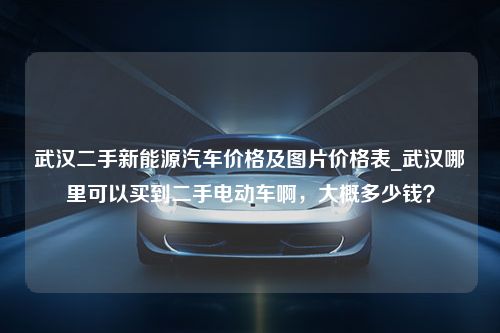 武汉二手新能源汽车价格及图片价格表_武汉哪里可以买到二手电动车啊，大概多少钱？